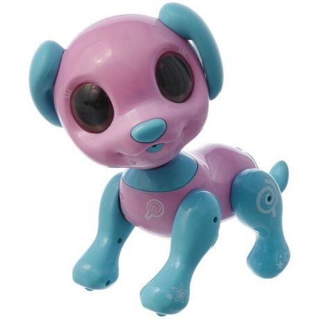 Робот 1 TOY Robo Pets Робо-пёс Т14336, розовый/голубой
