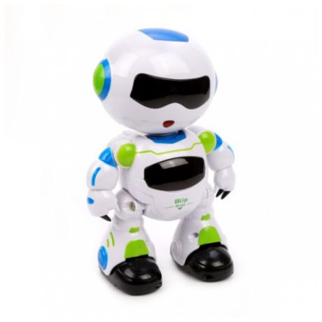 Робот lezhou toys 99333-1, белый/зеленый