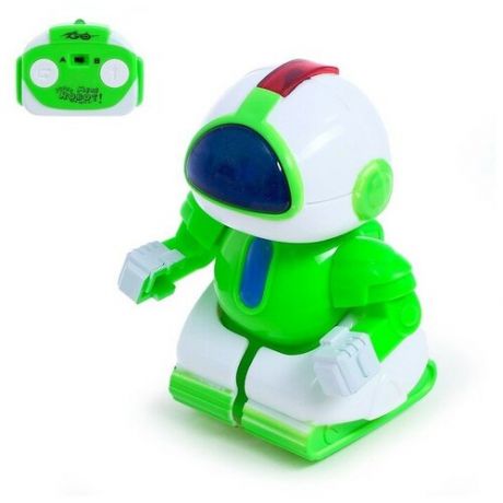 Робот радиоуправляемый «Минибот», световые эффекты, цвет зелёный
