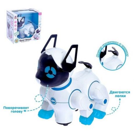 Игрушка-робот «Кошечка», работает от батареек, световые и звуковые эффекты, танцует, цвета микс