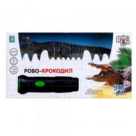 Интерактивная игрушка «Робо- крокодил RoboLife», 1TOY (1ТОЙ)