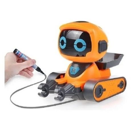 Детский игрушечный робот YarTeam с функцией программирования и перемещением по заданной линии, на батарейках