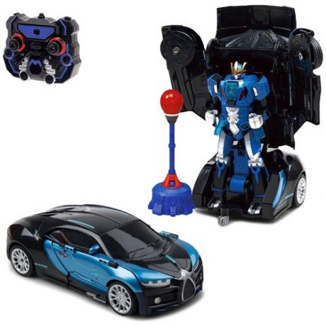 Робот-трансформер Jia Qi League of Autobot Heroes Спорткар TT685, черный/синий