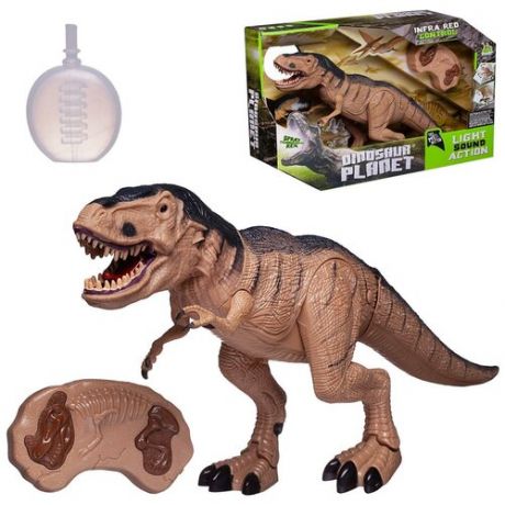 Интерактивная игрушка Junfa Динозавр Тиранозавр Рекс большой на р/у ZY1078371