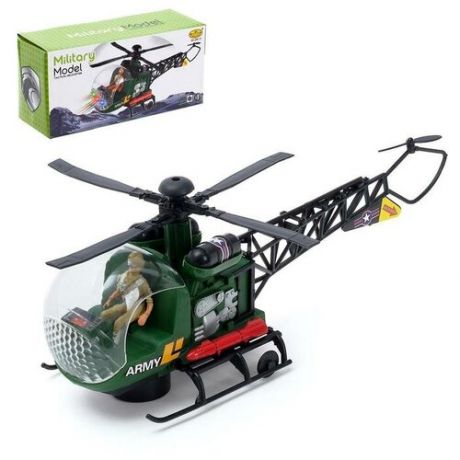 Вертолет «Спасатель», работает от батареек, световые и звуковые эффекты, микс