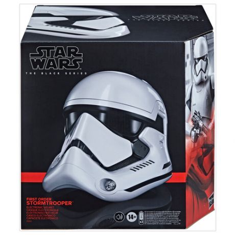 Шлем Star Wars Hasbro Black Series First Order Stormtrooper Premium Electronic Helmet F0012