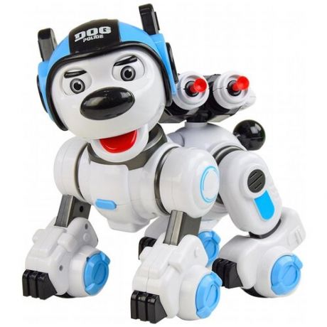 Робот Crazon Police Dog CR-1901, белый/голубой