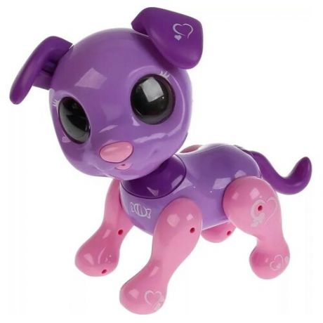 Интерактивная игрушка Милые друзья Умный щенок Фиолетово- розовый