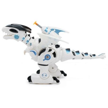 Робот-игрушка Динозавр тиранобот, стреляет, свет, звук, работает от батареек