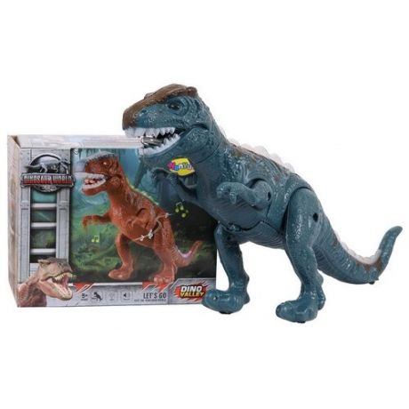 Игрушка интерактивная Динозавр, световые и звуковые эффекты, 19х10,3х15 см JUNFA NY007-B