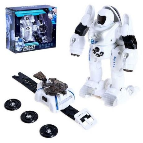 Робот «Робот деформер», с наручной катапультой, световые и звуковые эффекты