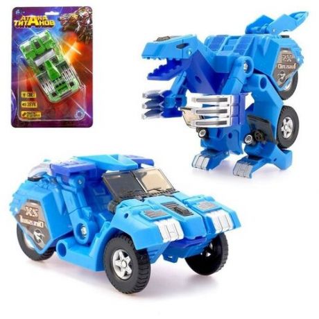 Автоботы Робот с трансформацией «Динобот», световые и звуковые эффекты, цвета синий