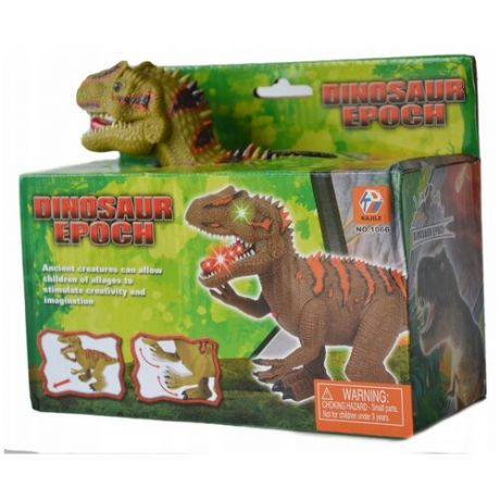 Подвижный динозавр со световыми и звуковыми эффектами