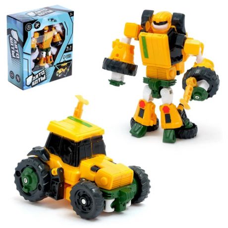 Робот-трансформер Автоботы Трактор, желтый/черный