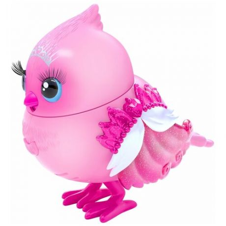 Робот Moose Little Live Pets Птичка в скворечнике Tiara Tweets 26028, розовый