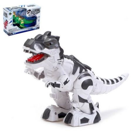Динозавр-робот Рекс, работает от батареек, световые и звуковые эффекты, микс 4321741 .