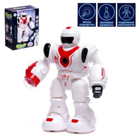 ZHORYA Робот «Бласт космический воин», русское озвучивание, световые эффекты, цвет красный
