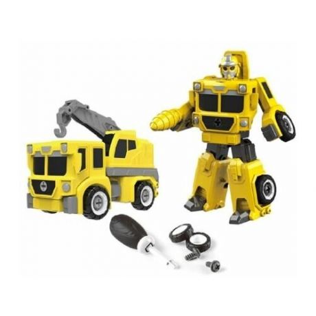 Машинка - Робот траснформер, желтый (200750922)