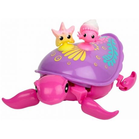 Робот Moose Little Live Pets Черепашка и друзья Шелби 28562, фиолетовый/розовый