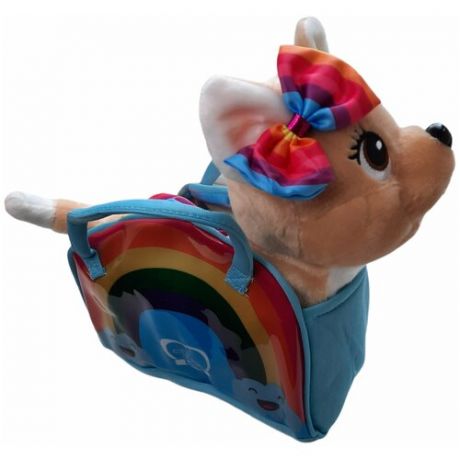 Интерактивная игрушка собачка в сумке на мягком поводке в платье SmartToys