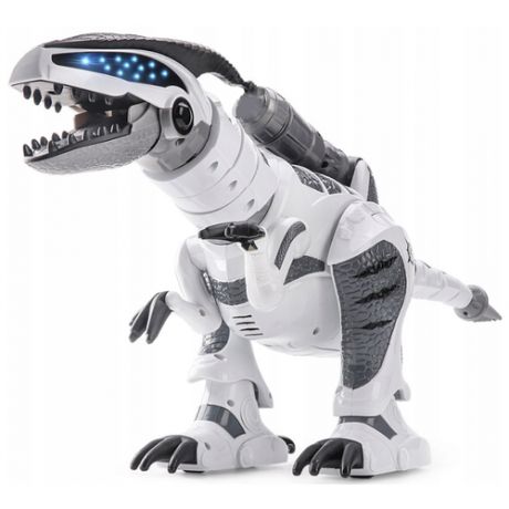 Радиоуправляемый интерактивный робот-динозавр Тирекс Smart Dinosaur, реагирует на прикосновения, шагает, подвижная голова, танцует, рычит, 52х26х13 см