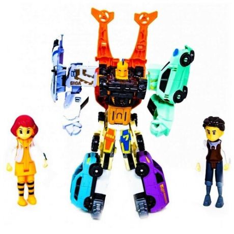 Детский робот-трансформер Гига 10, Robot 7 Giga 10. Игрушки детские для девочек и мальчиков, игрушка развивающие
