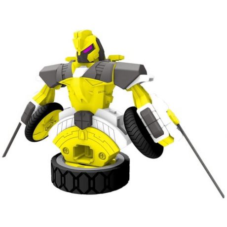 Трансформер Spin Racers X-Treme 2-в-1 борись и гоняй Фантом, желтый/черный