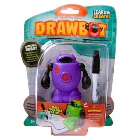 Робот Junfa toys Drawbot (DB-2), фиолетовый