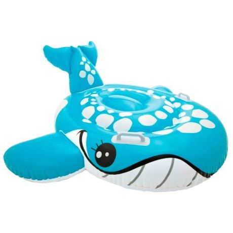 Надувная игрушка-наездник Intex Голубой кит 57527 голубой