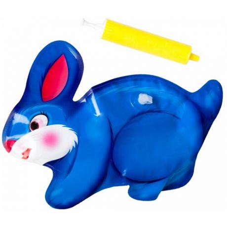 Надувная игрушка с инерционным механизмом BONDIBON Зайчик ВВ2563 синий