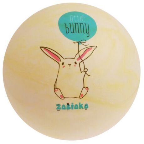 ZABIAKA Мяч детский «Маленький заяц», d=22 см, 60 г