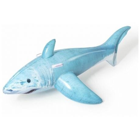 Bestway, 41405 BW, Надувная игрушка- наездник 183x102см Реалистичная акула с ручками, до 45кг, от 3 лет