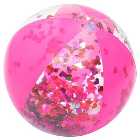 Надувной мяч Блеск 31050 BW розовый