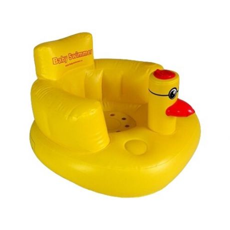 Кресло надувное Baby Swimmer Уточка BSC-01 желтый