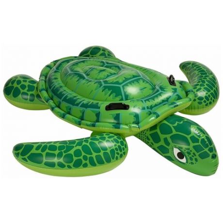 Надувная каталка INTEX 57524 Морская черепаха 150х127 см, от 3 лет