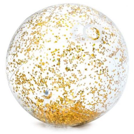 Мяч пляжный "Блеск", прозрачный, 71см, Intex