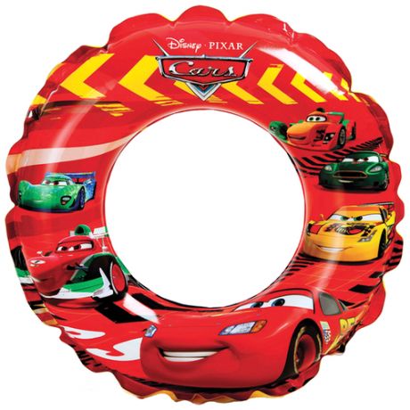 Надувной круг Intex Тачки Diney-Pixar 58260 красный