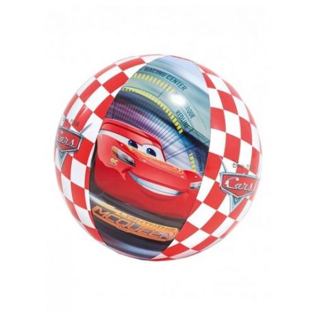 Пляжный мяч Intex Тачки DIisney-Pixar 58053 красный