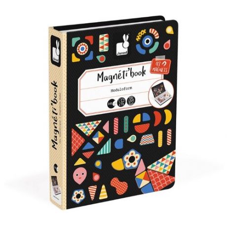 Janod Книга- игра "Мозаика в геометрии", магнитная
