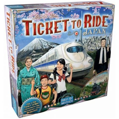 Настольная игра Days of Wonder - Ticket to Ride - Map Collection 7: Japan & Italy - на английском языке