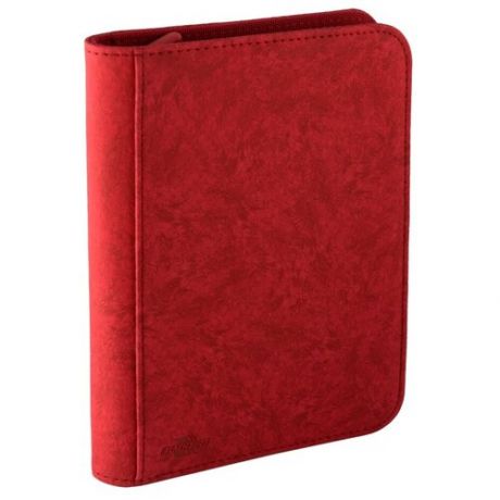 Альбом для хранения коллекрионных карт Black Fire 4-Pocket Premium Zip-Album, BZA0403, красный