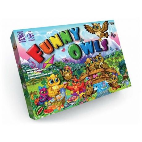Игра-ходилка Danko Toys Funny Owls (DT G98)