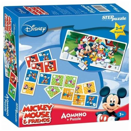Настольная игра Step puzzle Домино Микки Маус (Disney)
