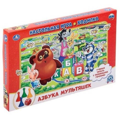 Настольная игра «Азбука Мультяшек»