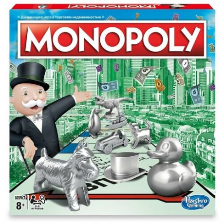 Настольная игра Monopoly Классическая Монополия Обновленная,C1009121