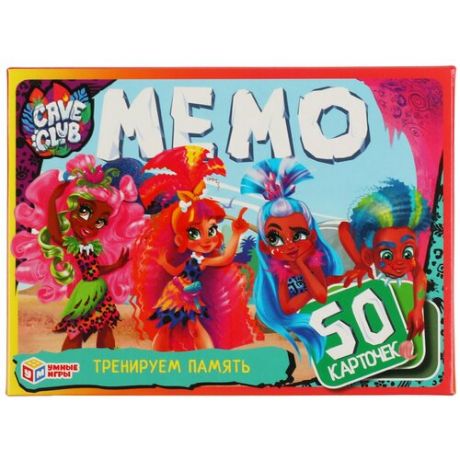Карточная игра "Мемо. Cave Club" Умные игры