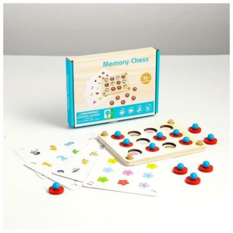 Market-Space Детская развивающая игра «Мемори» 13,5х18,5х2,8 см