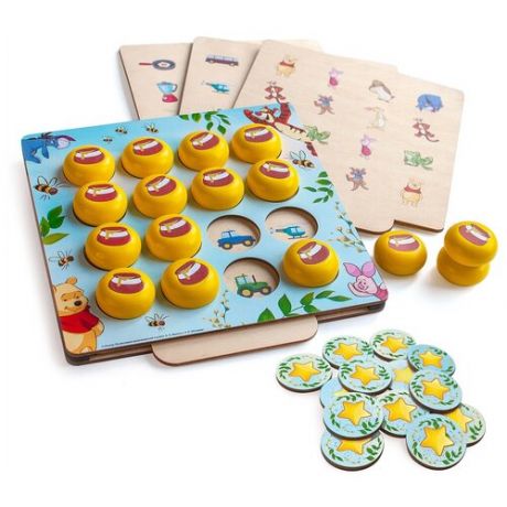 Настольная игра мемо для детей / меморики горшочки на развитие памяти / найди пару / деревянная развивающая игрушка / Ulanik