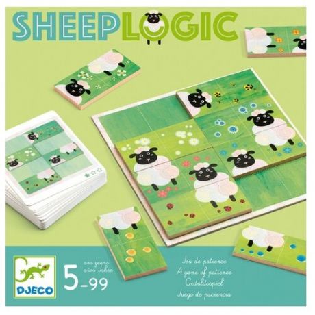 Собери овечку настольная игра в виде поля и домино для детей от 5 лет