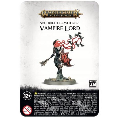 Миниатюра для настольной игры Warhammer Age of Sigmar-Soulblight Gravelords Vampire Lord